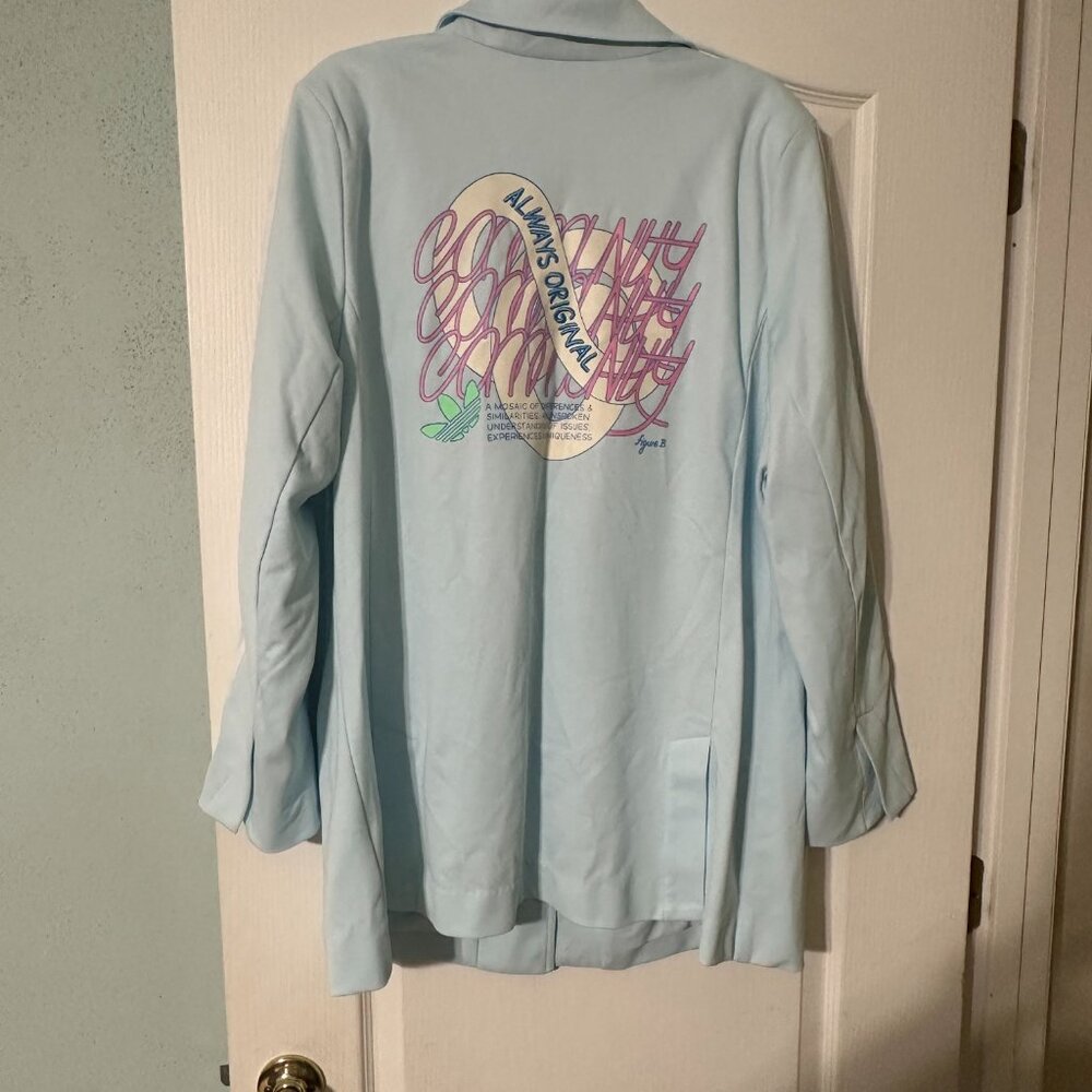 NWT-Adidas Always Original Track Jacket Blazer-Sz 2X - Picture 9 of 12